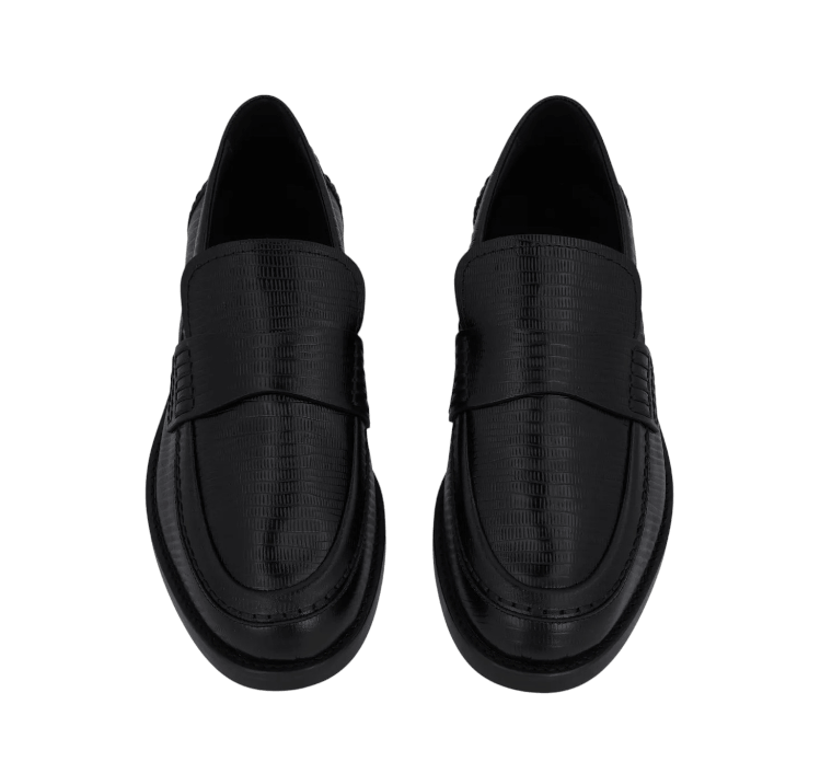 Leather Loafer - Black 