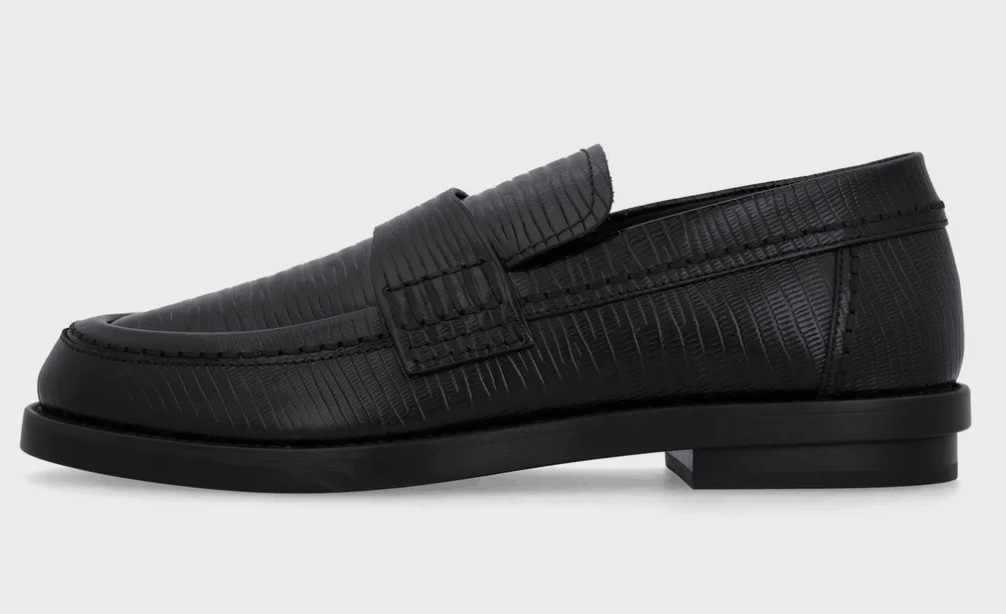 Leather Loafer - Black 