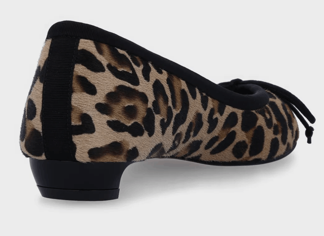 Armadillo Ballet Flat Shoes - Leopard