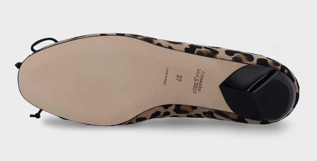 Armadillo Ballet Flat Shoes - Leopard