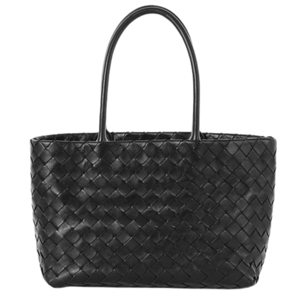 Bottega Veneta Intrecciato Tote Bag Black