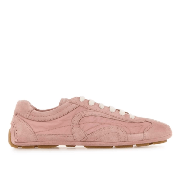 Pink Suede And Re-Nylon Montecarlo Re-Edition 2005 Sneakers