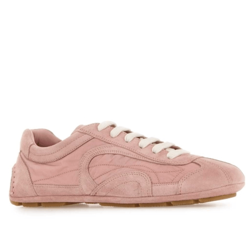 Pink Suede And Re-Nylon Montecarlo Re-Edition 2005 Sneakers
