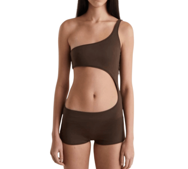 Swimsuit Flann  - Brown