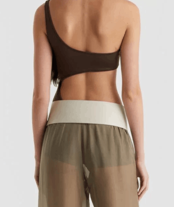 Swimsuit Flann  - Brown