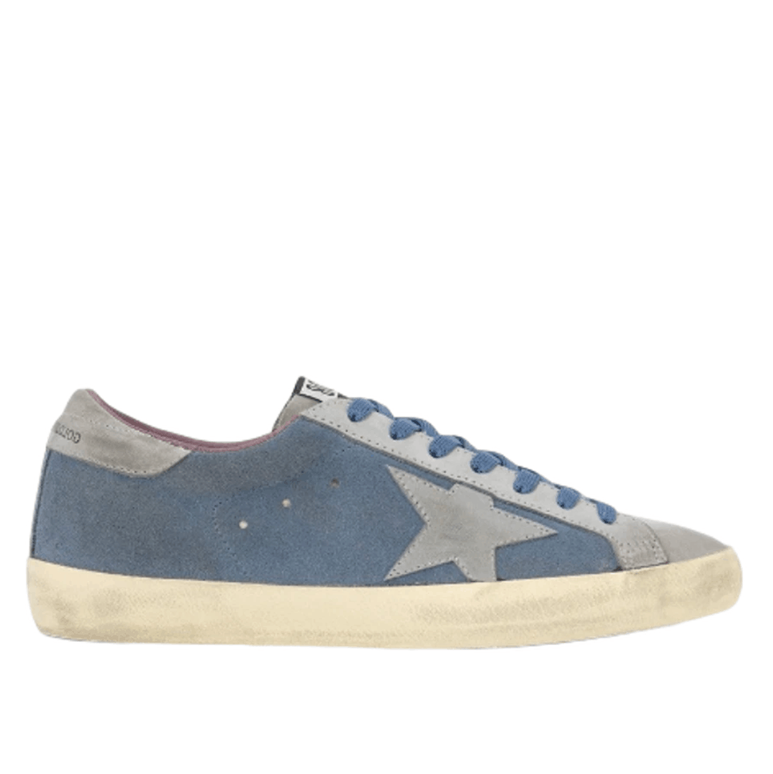 Golden Goose Superstar Leather Sneakers Blue