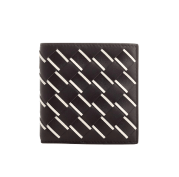 Bottega Veneta Intrecciato Bi-Fold Wallet Fondant White