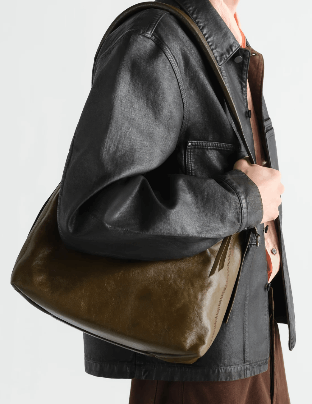 SMALL BELTED HOBO BAG 