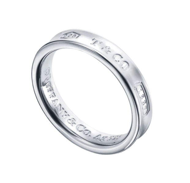 Tiffany & Co. 1837 Ring Narrow Silver