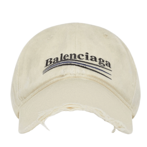 Balenciaga Political Campaign Destroyed Cap Beige