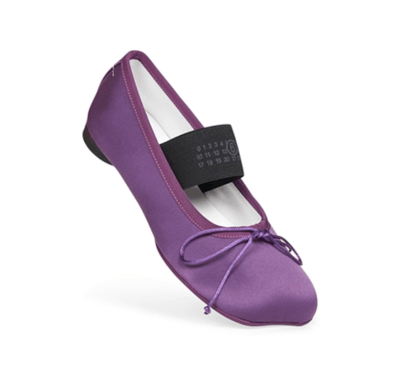 Anatomic Numeric Ballerinas Plum Purple