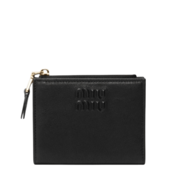 Miu Miu Logo Wallet Black 5ML050-AEFX-F0002