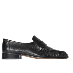 (W) The Row Soft Loafer Black