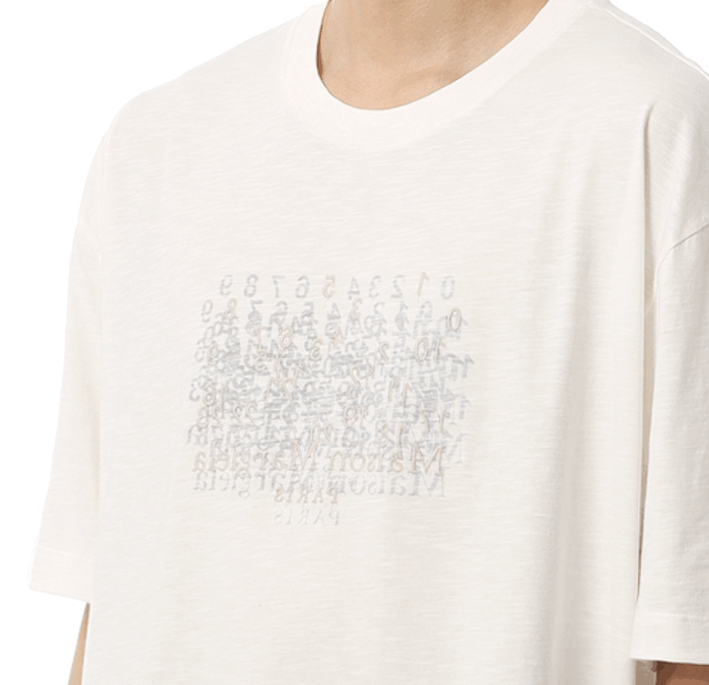 Maison Margiela Numerical T-Shirt In White