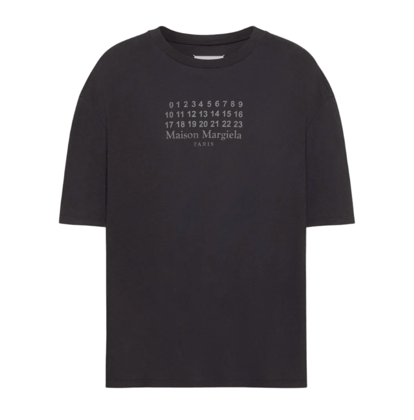 Maison Margiela Numerical Logo T-shirt Black 
