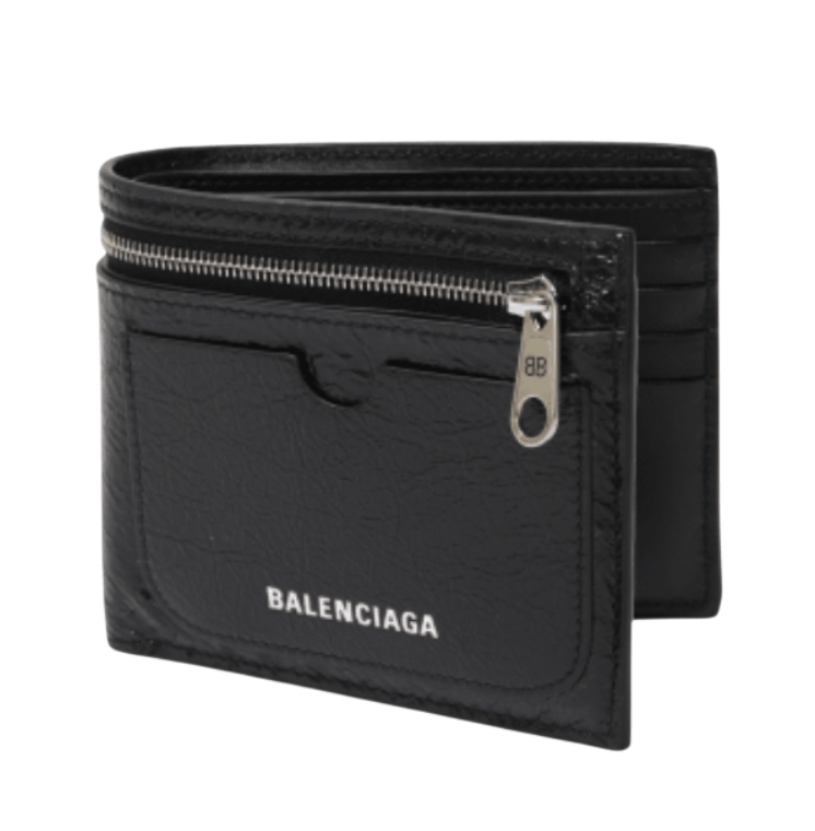 Balenciaga Superbusy Wallet In Black 