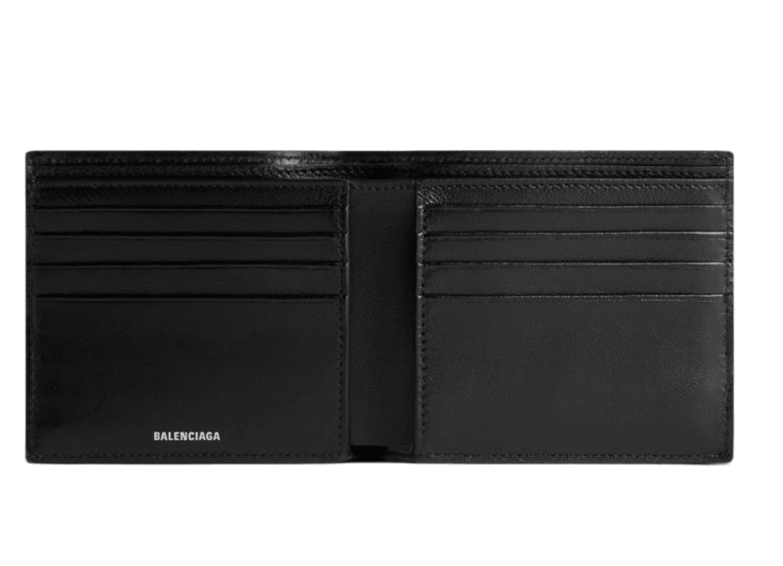 Balenciaga Superbusy Wallet In Black 