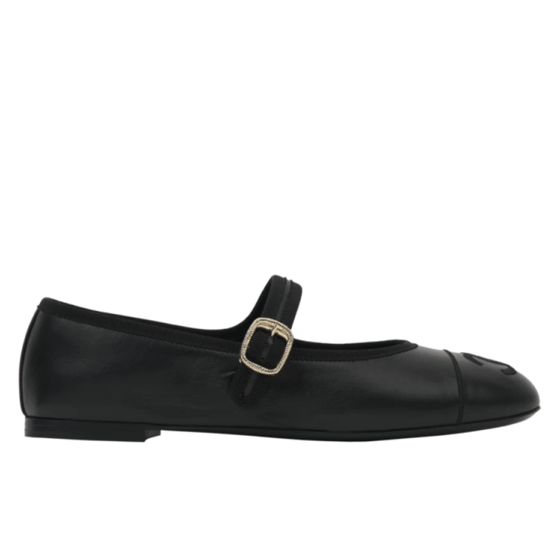 (W) Chanel Mary Janes Lambskin & Black