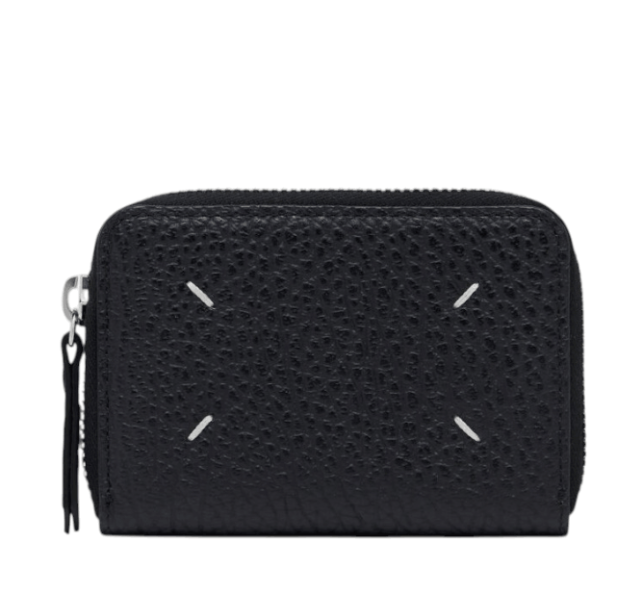 Maison Margiela Four Stitches Grained-leather Cardholder