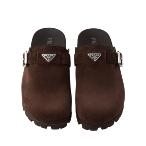 Suede mules - Desert Beige