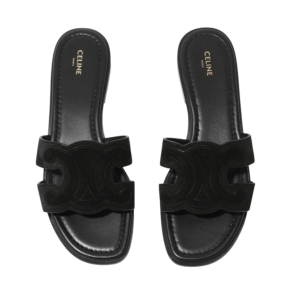 MARINA TRIOMPHE MULE IN SUEDE CALFSKIN