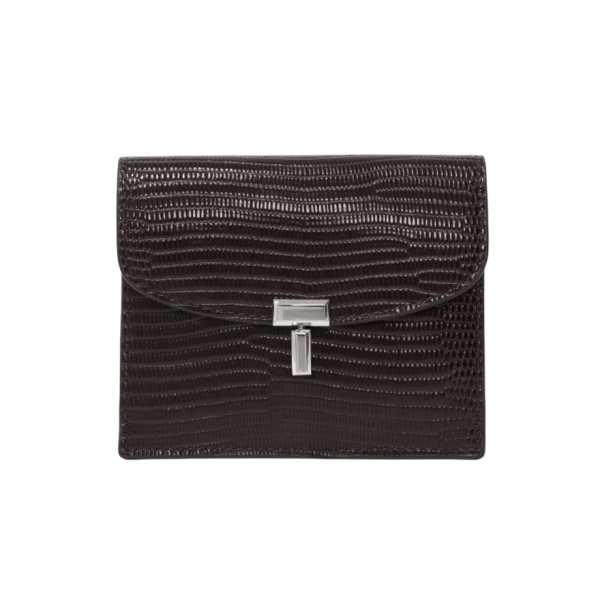 T-Lock Lizard-Embossed Cardholder 
