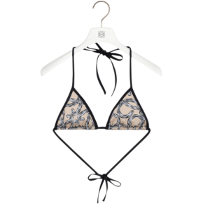 Bikini top in technical jersey Beige 