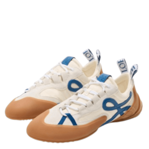 Nylon And Suede Grip Sneakers