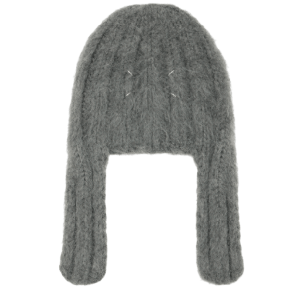 Maison Margiela cable-knit Beanie Hat - Grey S50TB0023 M1331 4852M