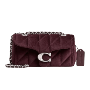 Coach Tabby Quilting Shoulder Bag 20 Merlot