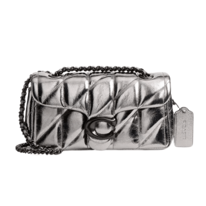 Coach Tabby Quilting Shoulder Bag 20 Anthracite