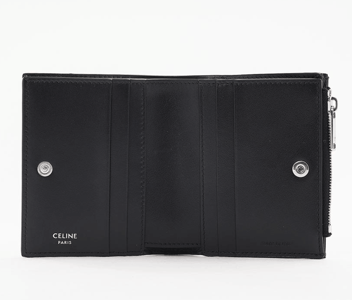 Compact Wallet IN Triomphe Canvas - BLACK