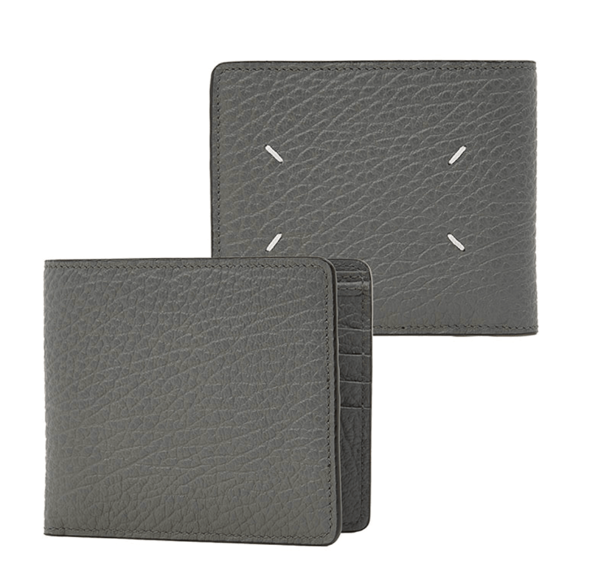 Maison Margiela Stitch Short Wallet Gray