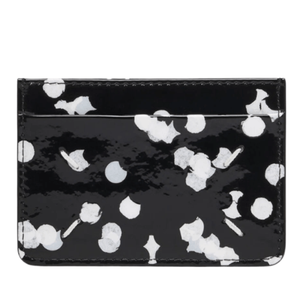 Maison Margiela Slim Card Holder Black White