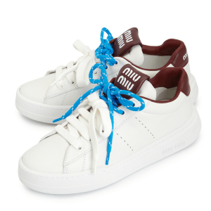 Leather sneakers White/Crimson