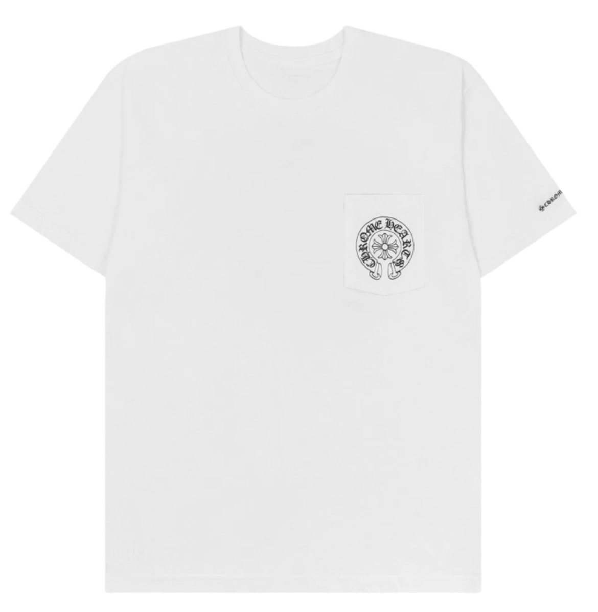 Chrome Hearts Horseshoe Logo Pocket T-Shirt White