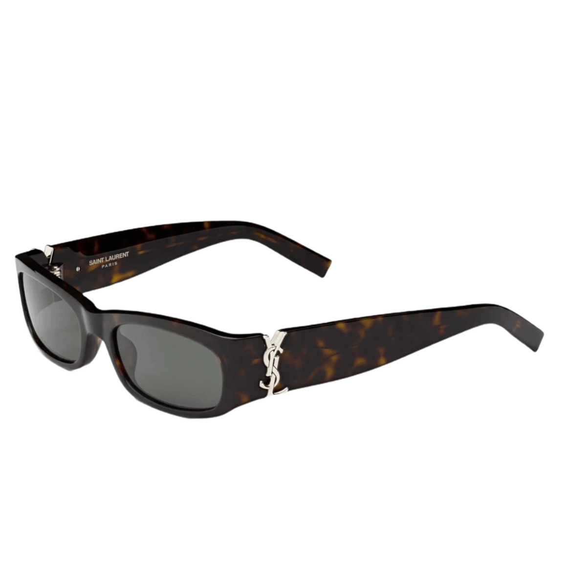 (W) Saint Laurent SL 557 Shade Sunglasses Dark Havana Grey