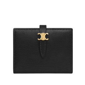 BI-FOLD CARD HOLDER TRIOMPHE PONTET IN GOATSKIN