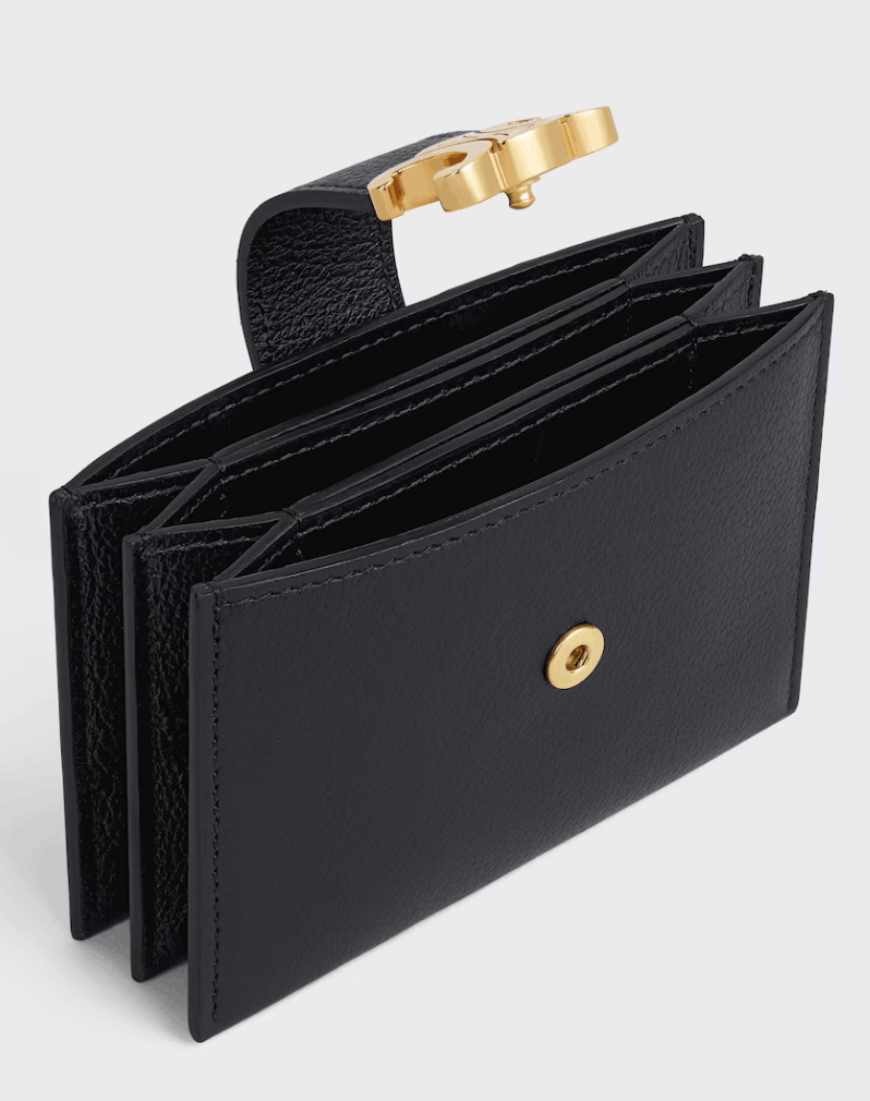ACCORDEON CARD HOLDER NINO IN SUPPLE GRAINED CALFSKIN