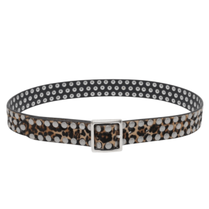 belt with hammered studs 