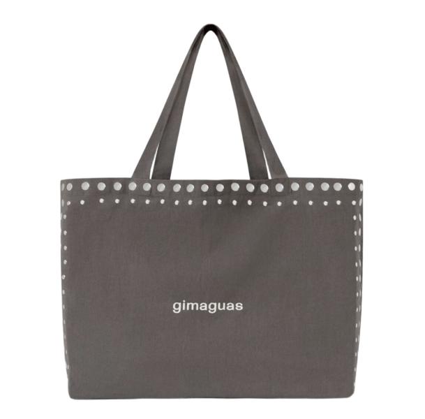 Gimaguas Stud Tote Bag Grey