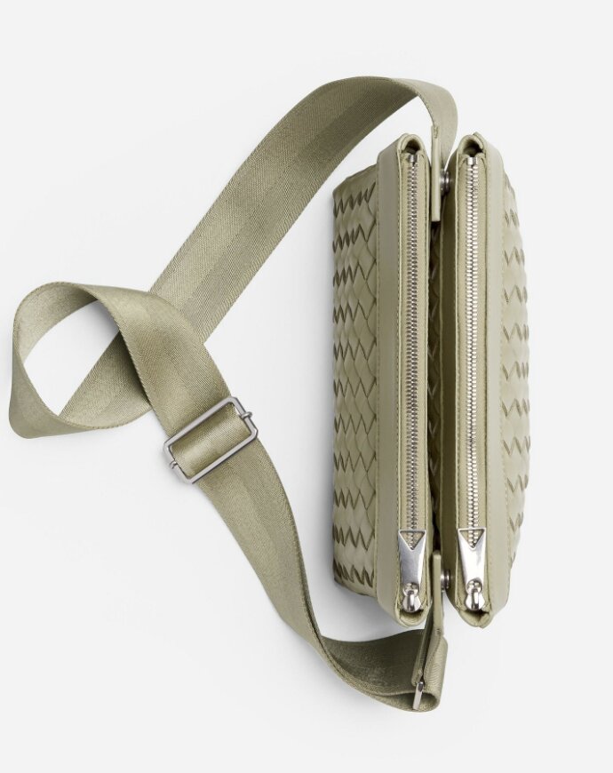 Bottega Veneta Intrecciato Duo Bag Travertine