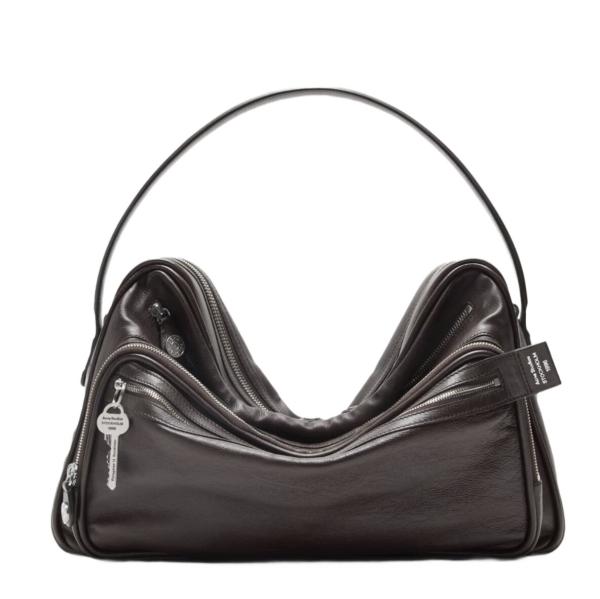 Acne Studios Camero Camera Shoulder Bag Chocolate Brown