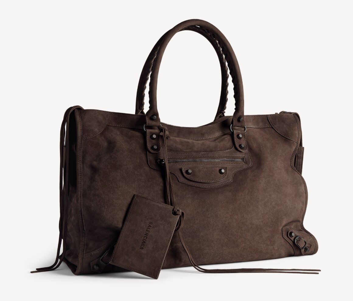 Le City Bag Large in Light Espresso