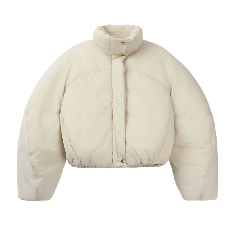 Jacquemus La Doudoune Courte Caraco Puffer Jacket - white