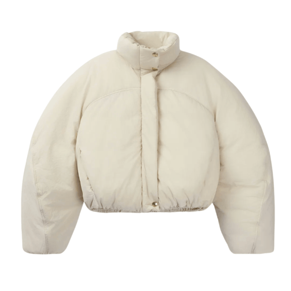 Jacquemus La Doudoune Courte Caraco Puffer Jacket - white