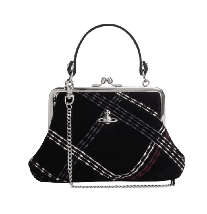 Granny Frame Purse - black/multicolor