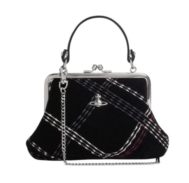 Granny Frame Purse - black/multicolor