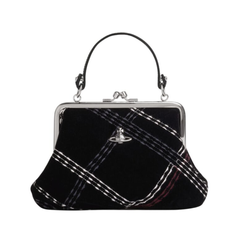 Granny Frame Purse - black/multicolor