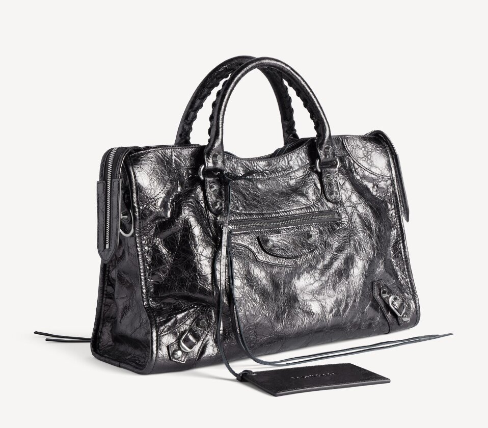  Le City Bag Medium in Steel Grey